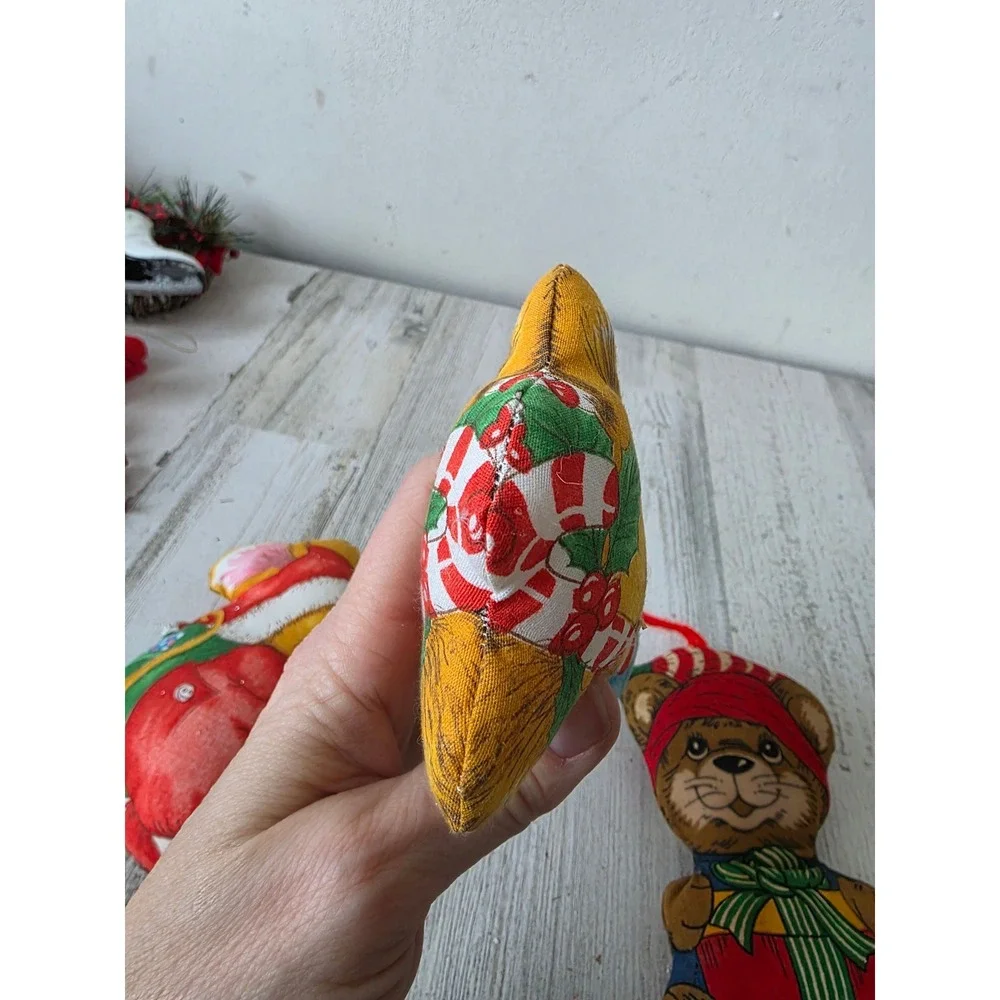 Vintage plush koala mice‎ bear ornament as is Xmas tree